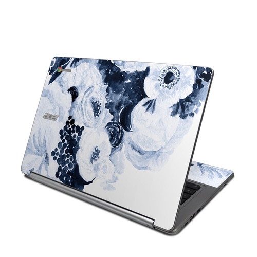 DecalGirl ACR13-BLUEBLOOMS Acer Chromebook R13 Skin - Blue Blooms