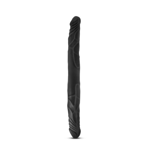 B Yours - 14 Inch Double Dildo - Black