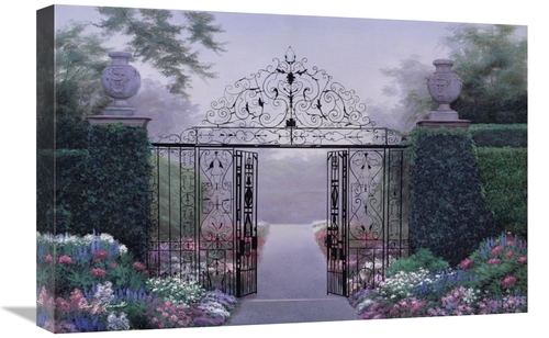 Global Gallery GCS-393944-1624-142 16 x 24 in. Elegant Garden Art Prin