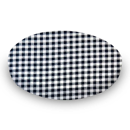 SheetWorld Fitted Oval Crib Sheet Fits Stokke Mini - 100% Cotton Woven