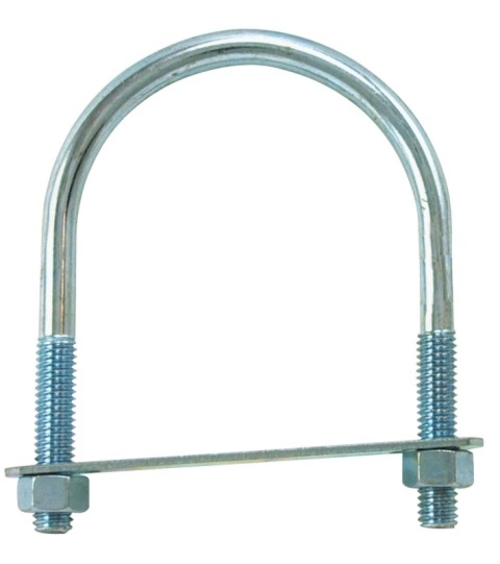 Hampton 02-3450-127 0.38 x 3 x 4.12 in. U-Nuts Bolt & Cross Plate 