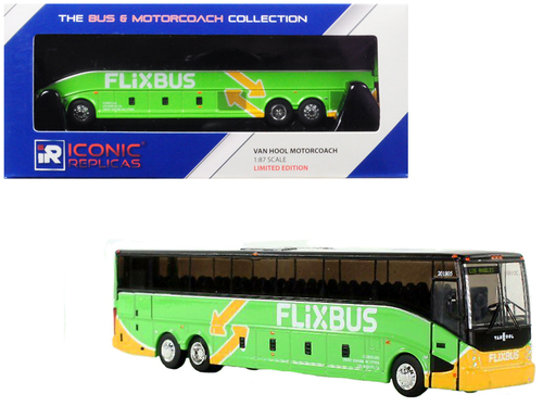 Van Hool CX-45 Motorcoach Transit Bus \FlixBus\" (Los Angeles) Green