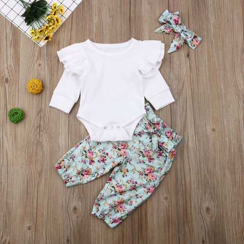 Pudcoco Autumn Newborn Kid Baby Girl Clothes Long