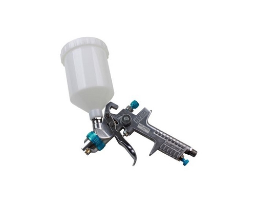 US Pro Blue HVLP Gravity Fed Spray Gun 600ml Cup 1.4mm Nozzle