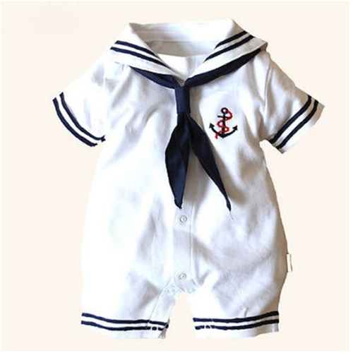 baby sailor costume anchor romper navy costumes