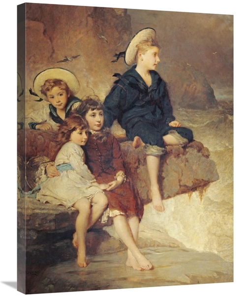 Global Gallery GCS-266537-30-142 30 in. The Children of Sir H. Hussey 