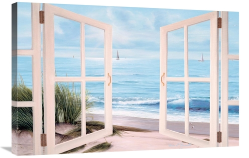 Global Gallery GCS-393953-2436-142 24 x 36 in. Sandpiper Beach Through