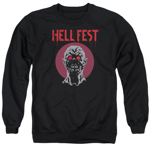 Trevco CBS2509-AS-2 Hell Fest & Logo Adult Cotton & Polyster Crewneck 