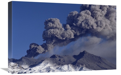 Global Gallery GCS-451176-1624-142 16 x 24 in. Mt Ruapehu Eruption 199