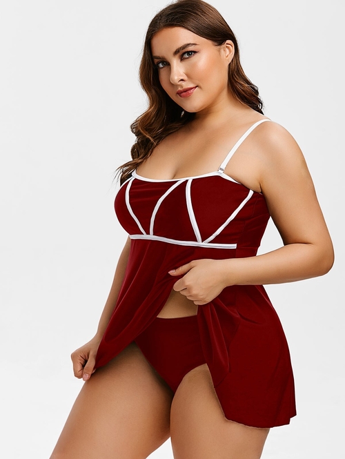  2019 Sexy Swimsuit Women Plus Size Tankini