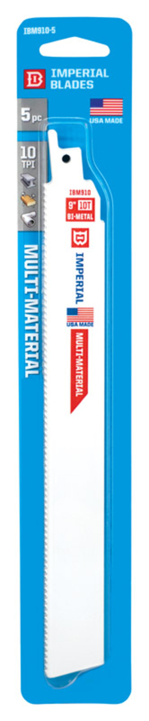 Imperial Blade 2795888 9 in. Bi-Metal Blade - 10 TPI - Pack of 5