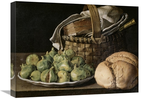22 in. Still Life with Figs Art Print - Luis Egidio Melendez