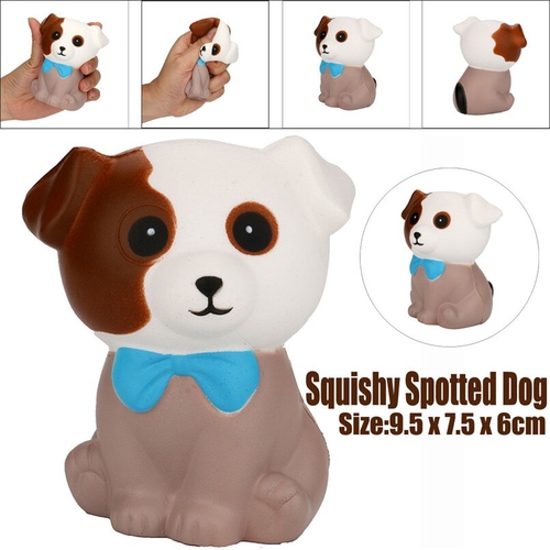 Kawaii Spotted Dog Cream Bread Scented squishy