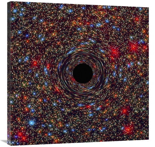 Global Gallery GCS-460937-3636-142 36 x 36 in. Black Hole in NGC 1600 