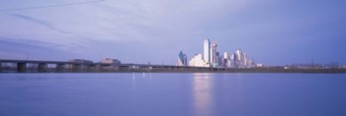 Panoramic Images PPI78995L Buildings on the waterfront  Dallas  Texas 