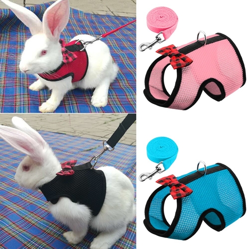 Rabbit Hamster Harness Mesh Dog Cat kitten Puppy