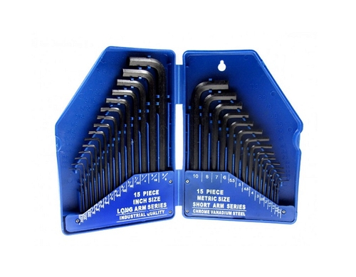 Blue Spot 30PCE Hex Key Set