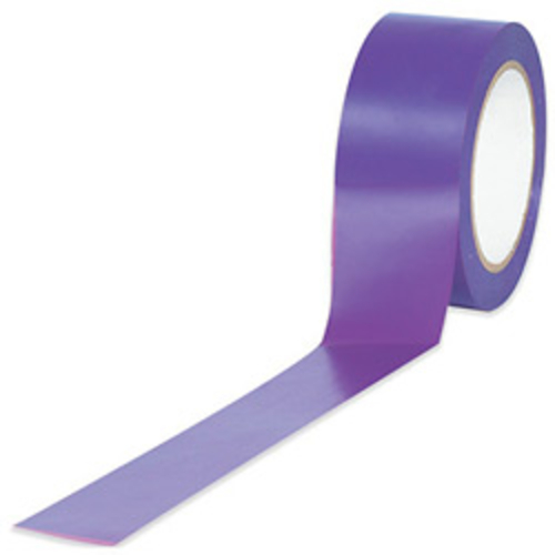 Box Partners T9336P 3 in. x 36 yds. Purple Solid Vinyl Safety Tape