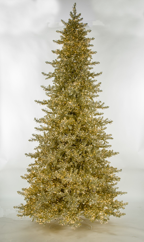 Autograph Foliages C-180934 5 ft. Sparkling Champagne Tree, Gold