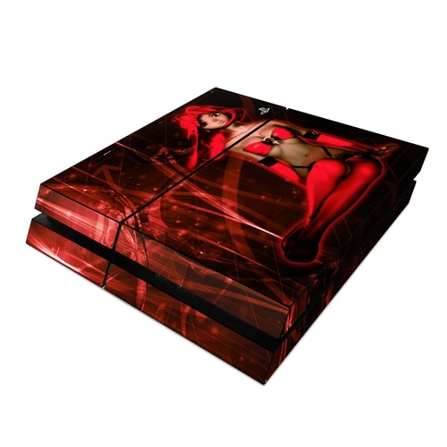 DecalGirl PS4-GHOST-RED Sony PS4 Skin - Ghost Red