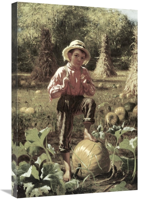 30 in. Thats Me Pumpkin Art Print - John George Brown