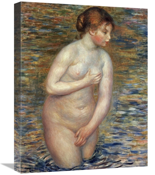 Global Gallery GCS-267138-22-142 22 in. Nude in the Water Art Print - 