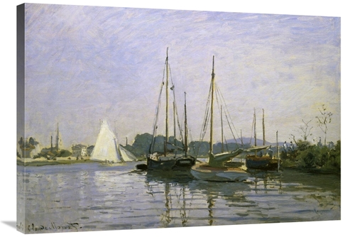 Global Gallery GCS-278641-36-142 36 in. Boats - Regatta at Argenteuil 