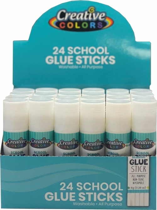 Creative Colors Glue Stick - Washable, 8 g