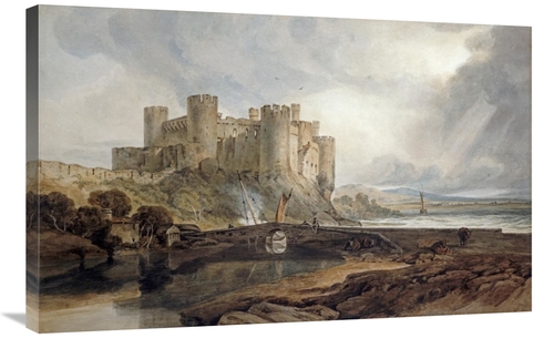 Global Gallery GCS-267438-36-142 36 in. Conway Castle Art Print - Jose