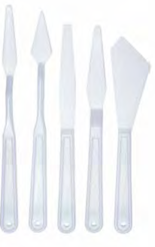 Jack Richeson 500868 Plastic Palette Knives - 3 In. Offset Trowel