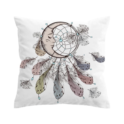 Moon Dreamcatcher Cushion Cover Pillowcase for