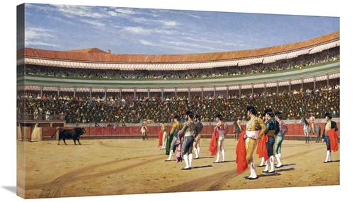 Global Gallery GCS-266381-36-142 36 in. The Entry of the Bull Art Prin