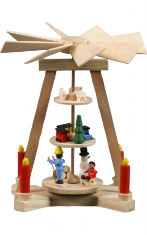 DREG 074-147 Dregeno Mini Pyramid - Winter Scene - 3 tiers