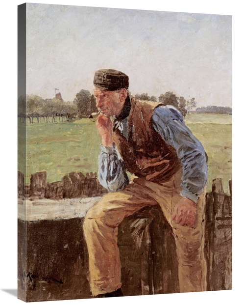 Global Gallery GCS-268177-30-142 30 in. A Dutch Peasant Art Print - Fr