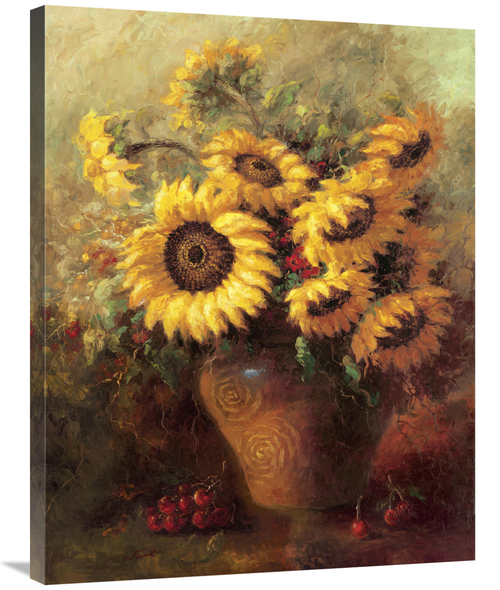 Global Gallery GCS-125960-2835-142 28 x 35 in. Marias Sunflowers Art P