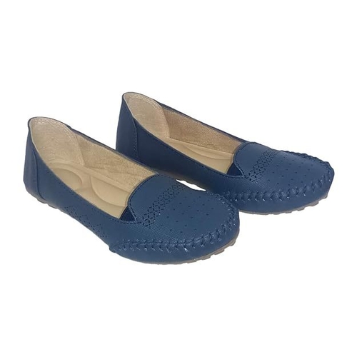 Women's Laser cut Belly (Size-UK-9) (COLOR-BLUE)