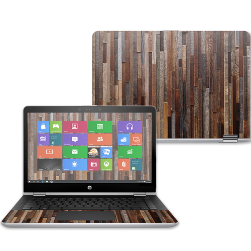 MightySkins HPPX360143-Woody Skin Decal Wrap for 14 in. HP Pavilion x3