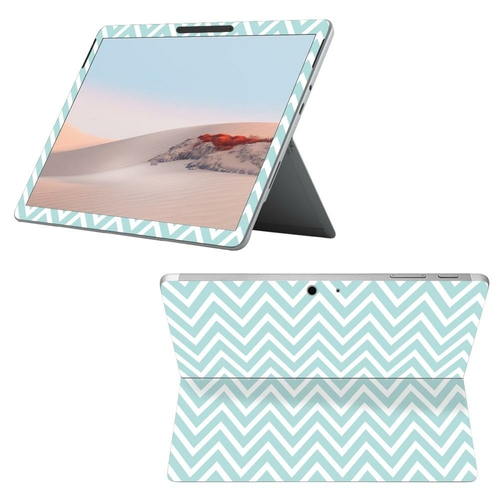 MightySkins MISURFGO220-Aqua Chevron Skin for Surface Go 2 2020 - Aqua