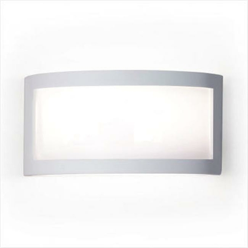 A19 F300 Translucency Wall Sconce - White Satin - Silhouette Collectio