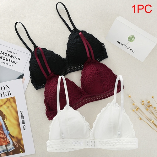 Women Bralette French Style Lace Bra Girls