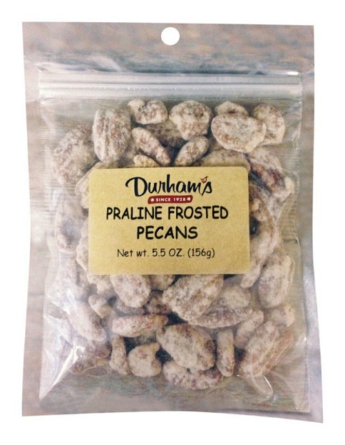 Durhams 7304240003 Praline Frosted Pecans  5.5 oz - pack of 12