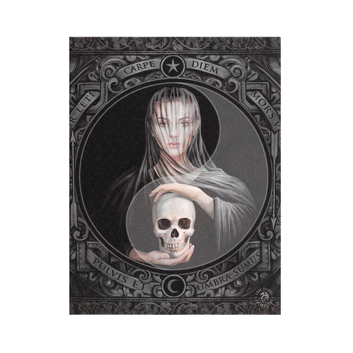 19x25cm Beyond the Veil Canvas Plaque by Anne Stokes