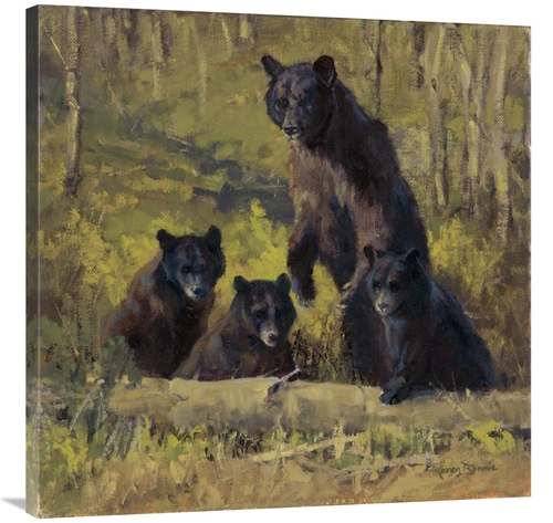 Global Gallery GCS-39810-3636-142 36 x 36 in. Twin Mountain Triplets A