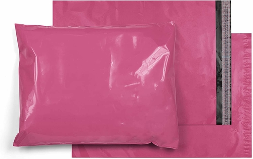 Hot Pink Poly Mailers 10 x 13, Peel and Seal Poly Shipping Bags for