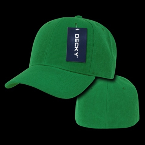 Decky 402-PL-KEL-23 Fitted Cap- Kelly Green - 603- Size - 7