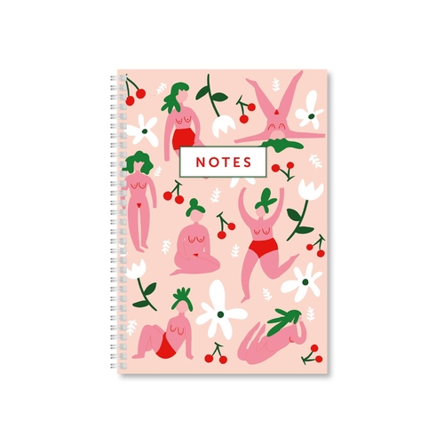 Naked Ladies A5 Wired Notebook (Pack of 6)