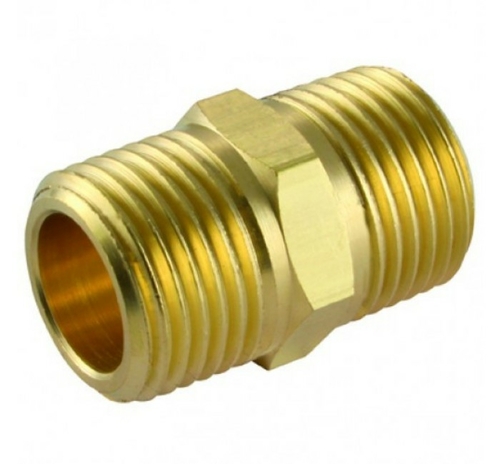 Airbagit FIT-NPT-CONNECT-NIPPLE-38 Nipple 0. 25 in. NPT Male To 0. 5 i