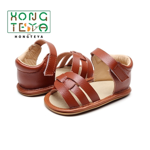 Newborn Baby Summer Sandals Leather Material Baby