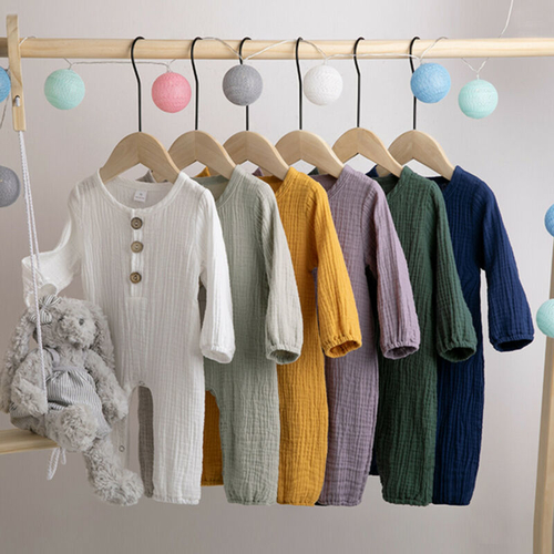 Newborn Cotton Infant Toddler Baby Boy Girls Long