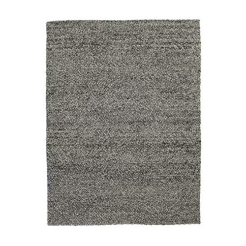 Black And White Hand Woven Remarkable Rug